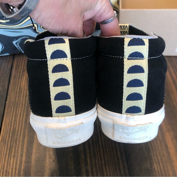 VANS Skateboard RARE! Women’s 7 Mens 5.5 Black Gray Skateboarding Shoes. - Picture 8 of 16